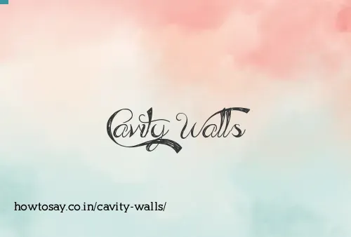 Cavity Walls