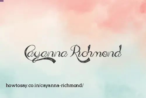 Cayanna Richmond