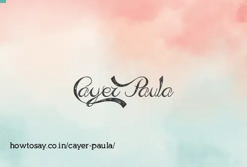 Cayer Paula