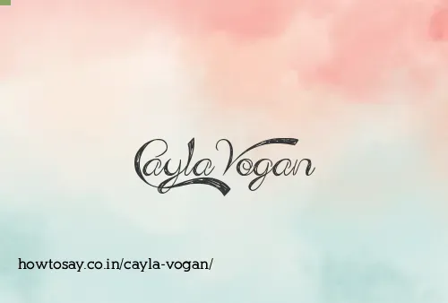 Cayla Vogan