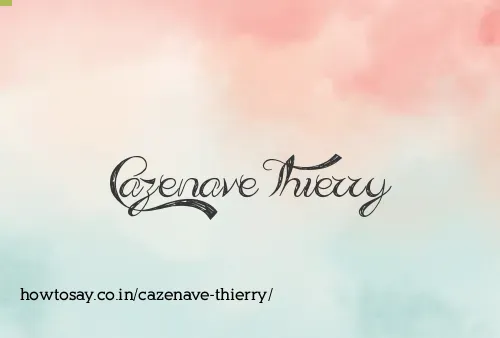 Cazenave Thierry