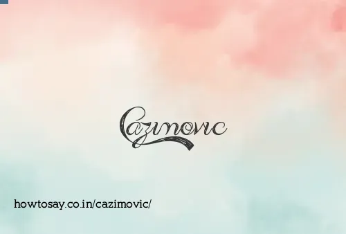 Cazimovic