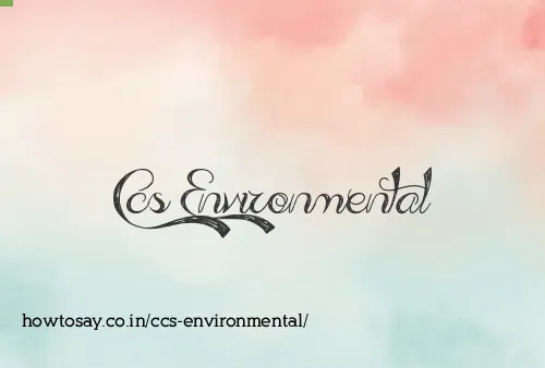 Ccs Environmental