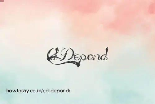 Cd Depond