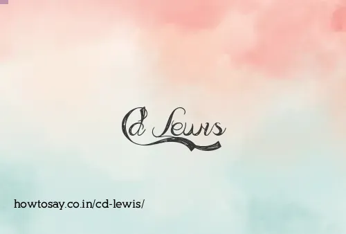 Cd Lewis