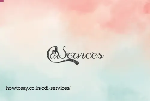 Cdi Services