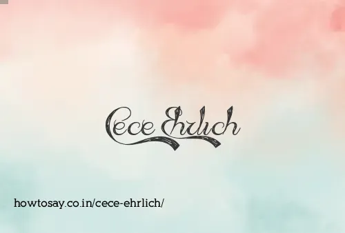 Cece Ehrlich