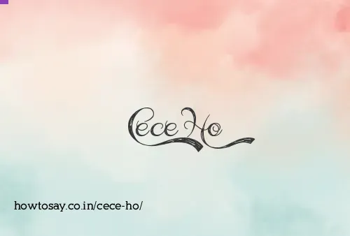 Cece Ho