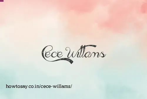Cece Willams