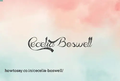 Cecelia Boswell