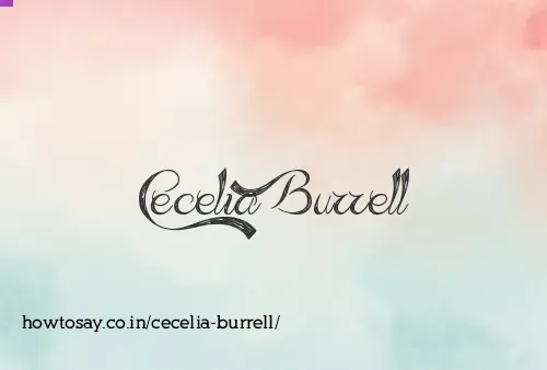 Cecelia Burrell