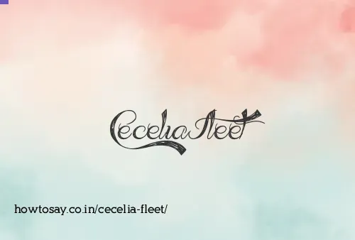 Cecelia Fleet