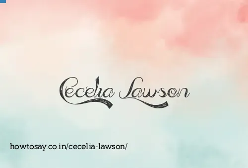 Cecelia Lawson