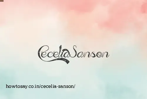 Cecelia Sanson