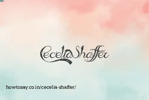 Cecelia Shaffer