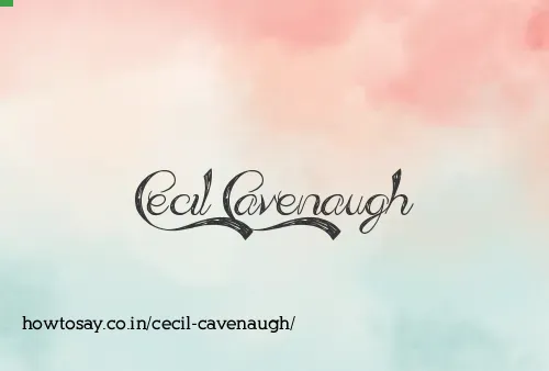 Cecil Cavenaugh