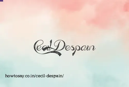 Cecil Despain