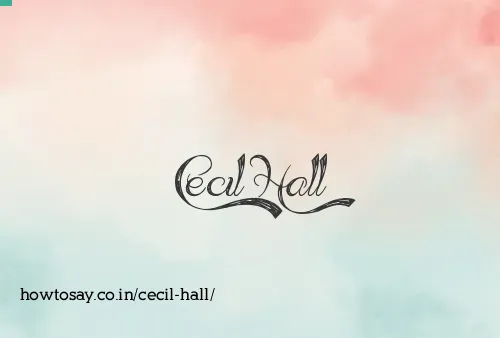 Cecil Hall