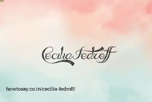 Cecilia Fedroff