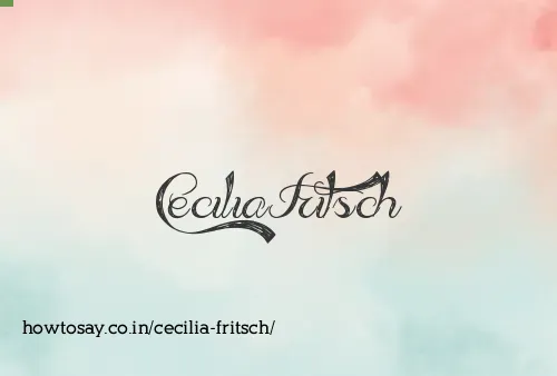 Cecilia Fritsch