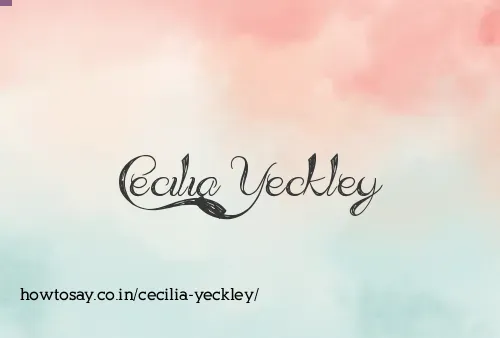 Cecilia Yeckley