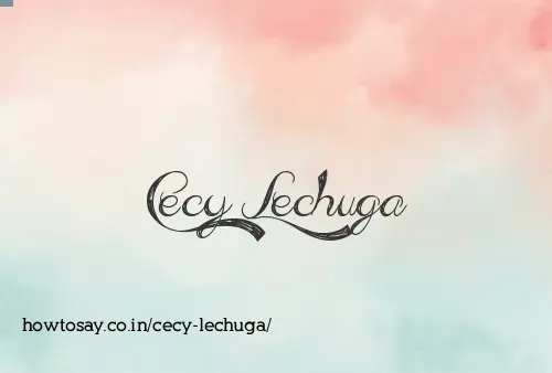 Cecy Lechuga
