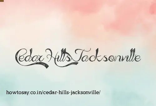 Cedar Hills Jacksonville
