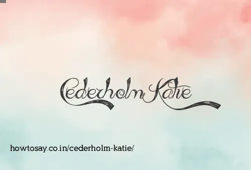 Cederholm Katie