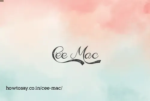 Cee Mac