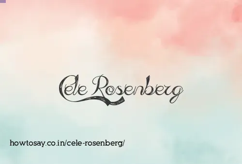 Cele Rosenberg