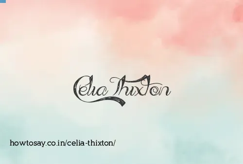 Celia Thixton