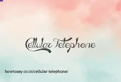 Cellular Telephone