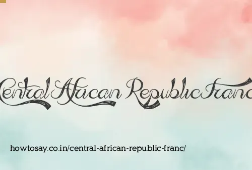 Central African Republic Franc