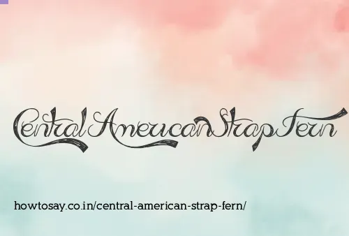 Central American Strap Fern
