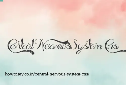 Central Nervous System Cns