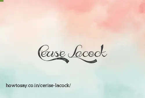 Cerise Lacock