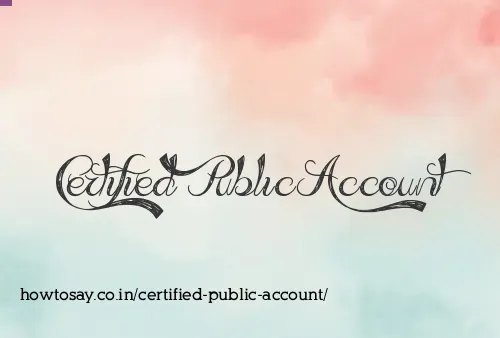 Certified Public Account