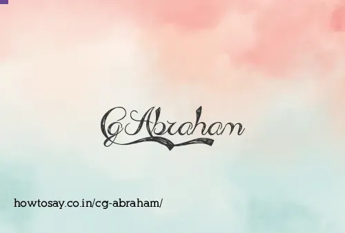 Cg Abraham