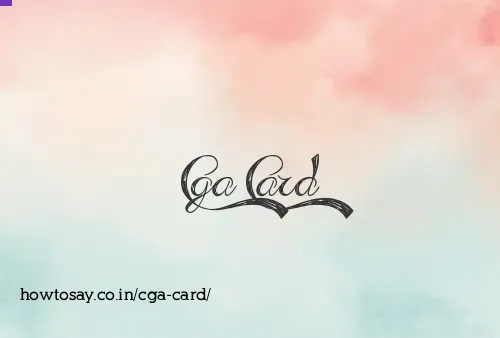 Cga Card