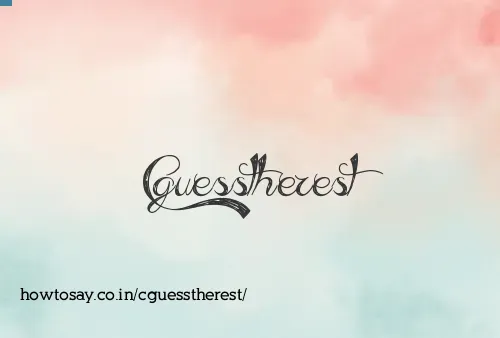 Cguesstherest