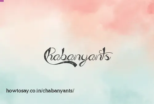 Chabanyants