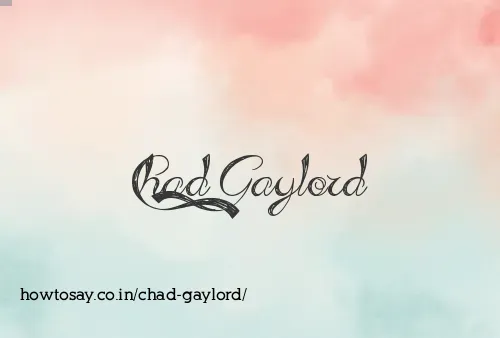 Chad Gaylord