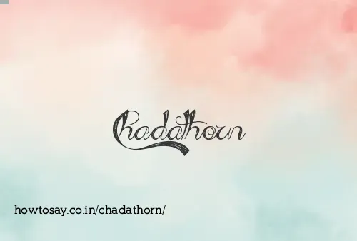 Chadathorn