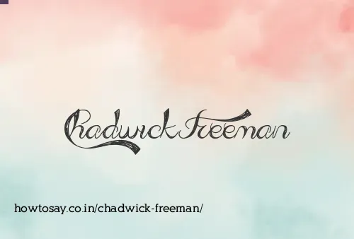 Chadwick Freeman