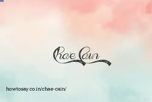 Chae Cain