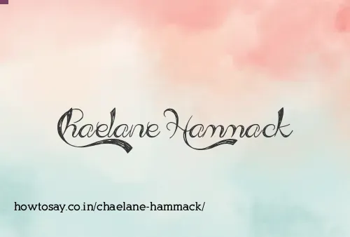 Chaelane Hammack