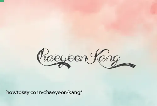 Chaeyeon Kang