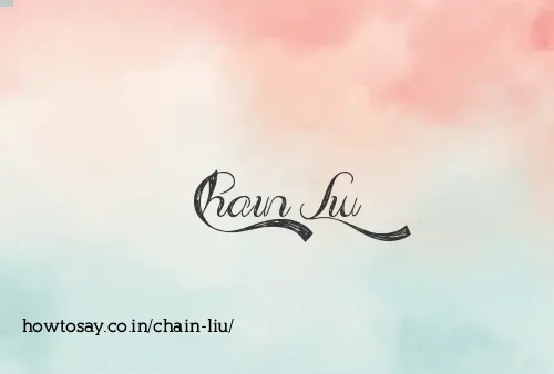 Chain Liu