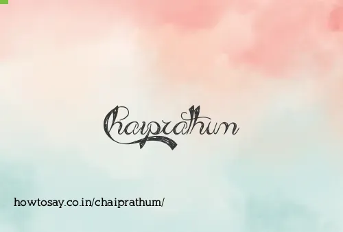 Chaiprathum