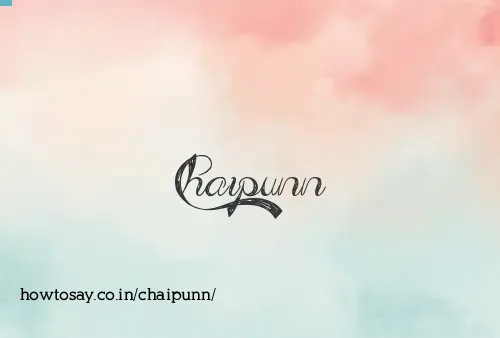 Chaipunn